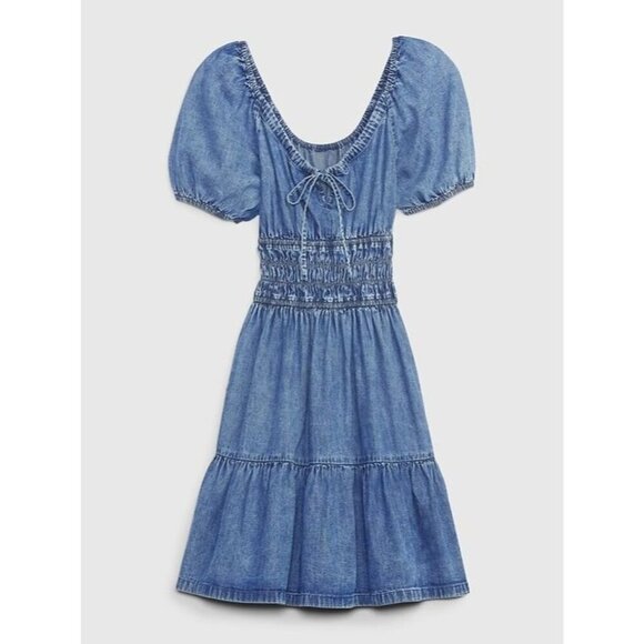 GAP Dresses & Skirts - Gap Cotton Chambray Denim Dress M